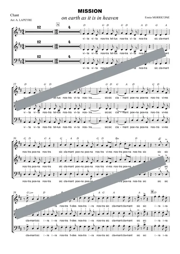 On earth as it is heaven (chant)