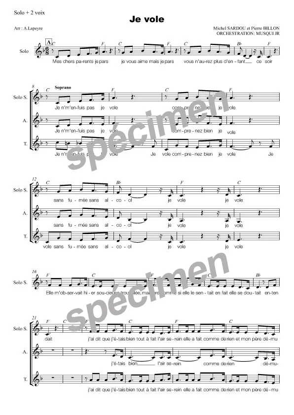 Je vole (chant)