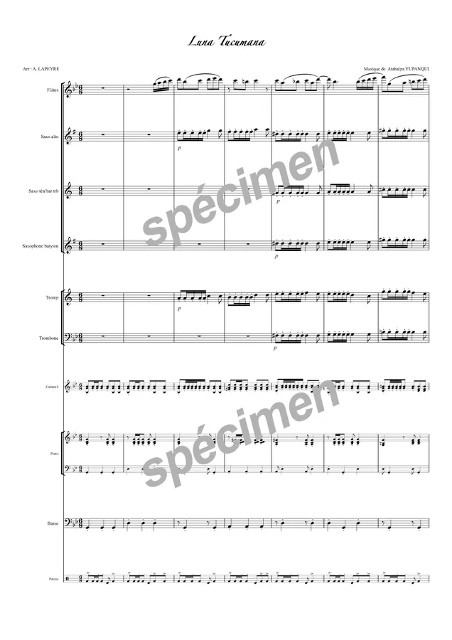 Luna Tucumana (chant et orchestre)
