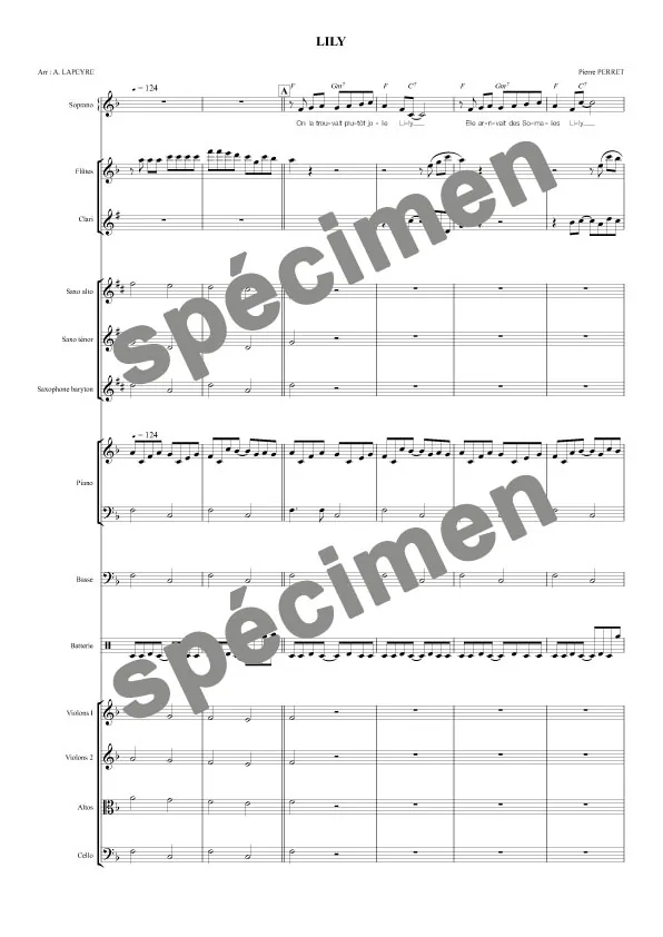 Lily (orchestre et chant)
