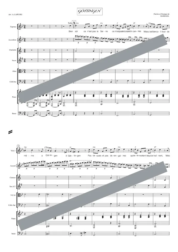 Göttingen (orchestre et chant)