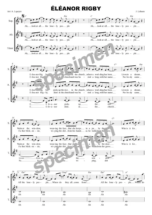 Eleanor Rigby (chant)