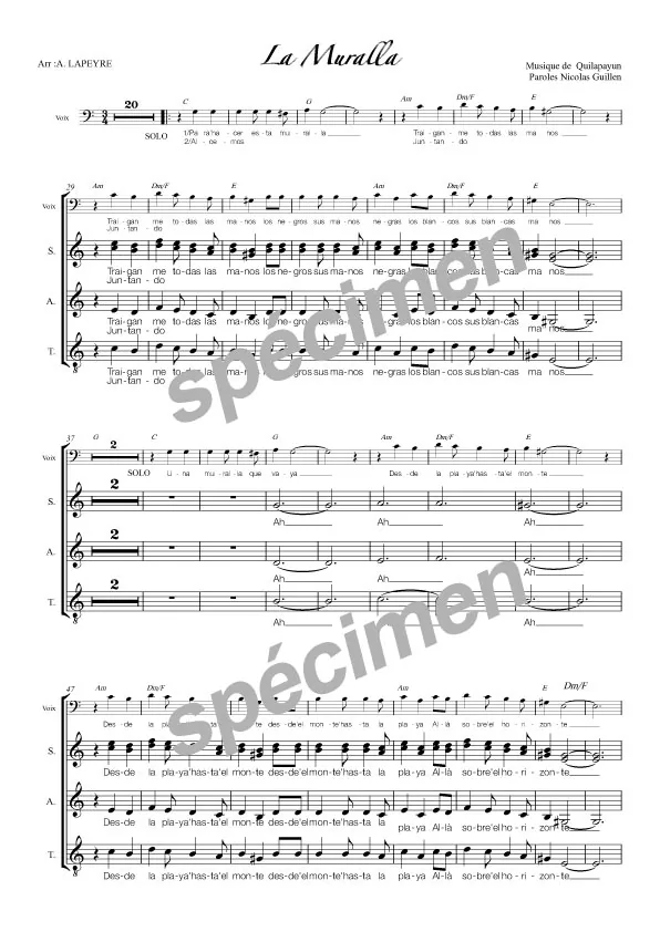 La muralla (chant)