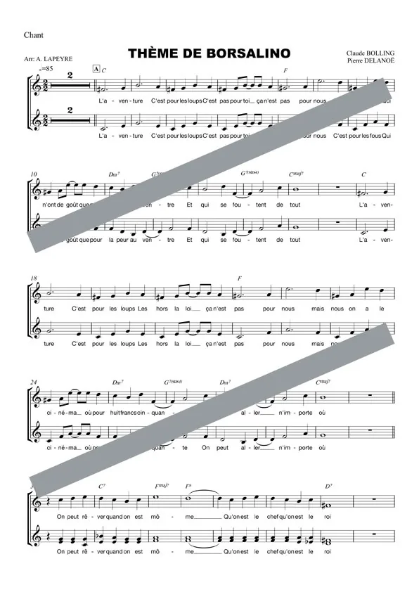 Borsalino (chant)