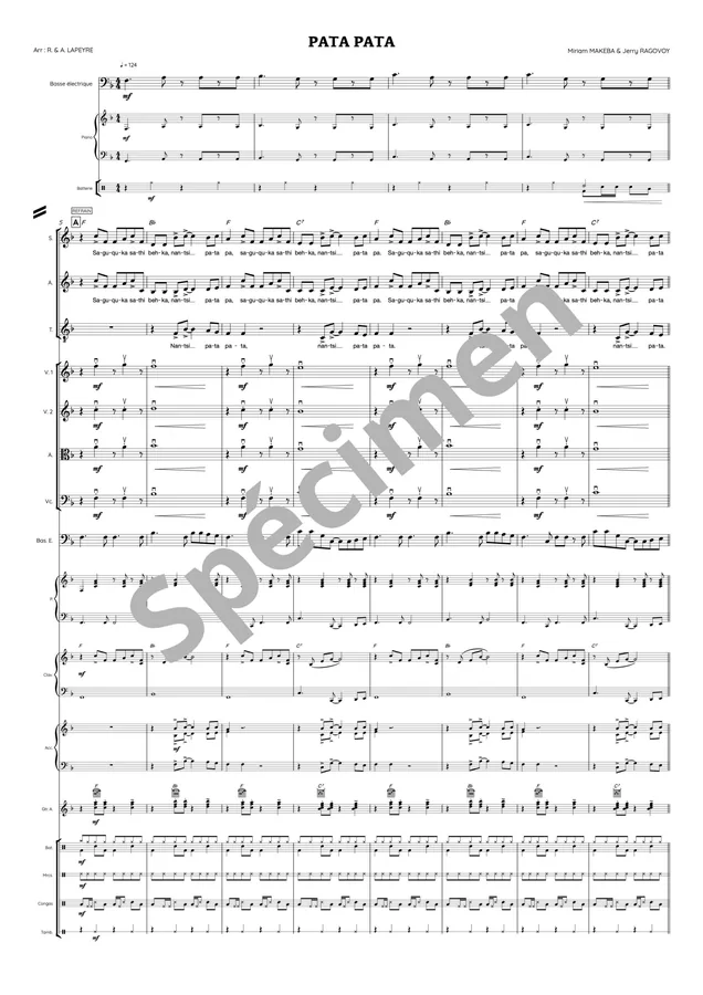 Pata Pata (chant et orchestre)
