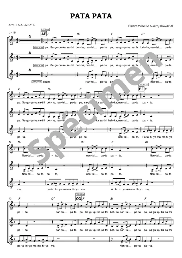 Pata Pata (chant )