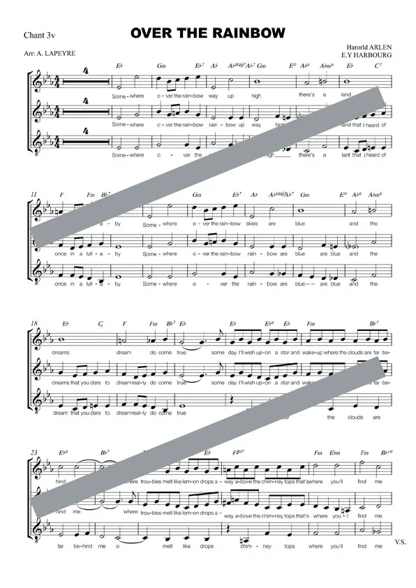 Over the rainbow (chant)