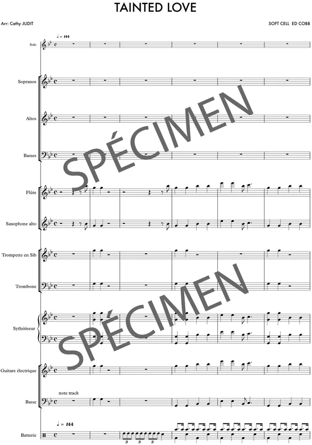 Tainted Love (orchestre et chant)