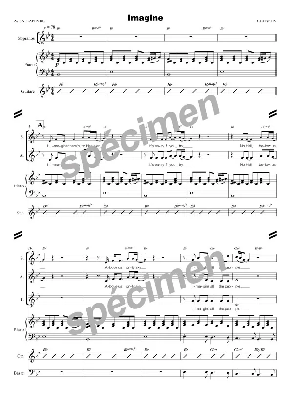 Imagine (chant et orchestre)