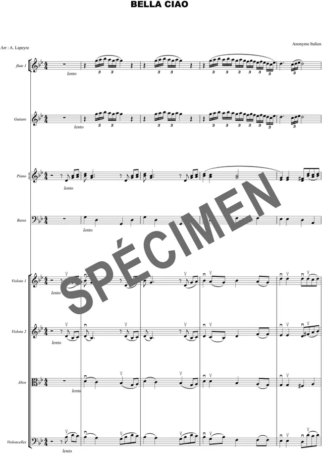 Bella ciao (chant et orchestre)