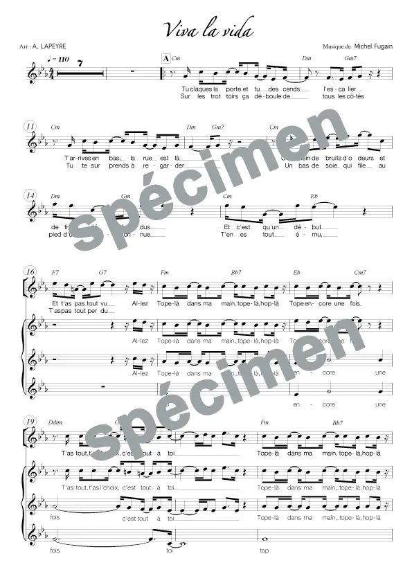 Viva la vida (chant)