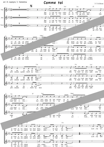 Comme toi (chant)