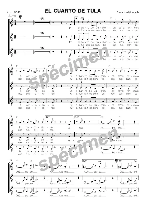 El cuarto de Tula (chant)