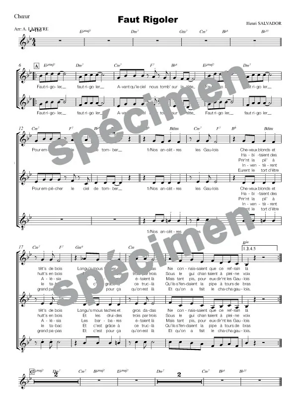 Faut rigoler (chant)