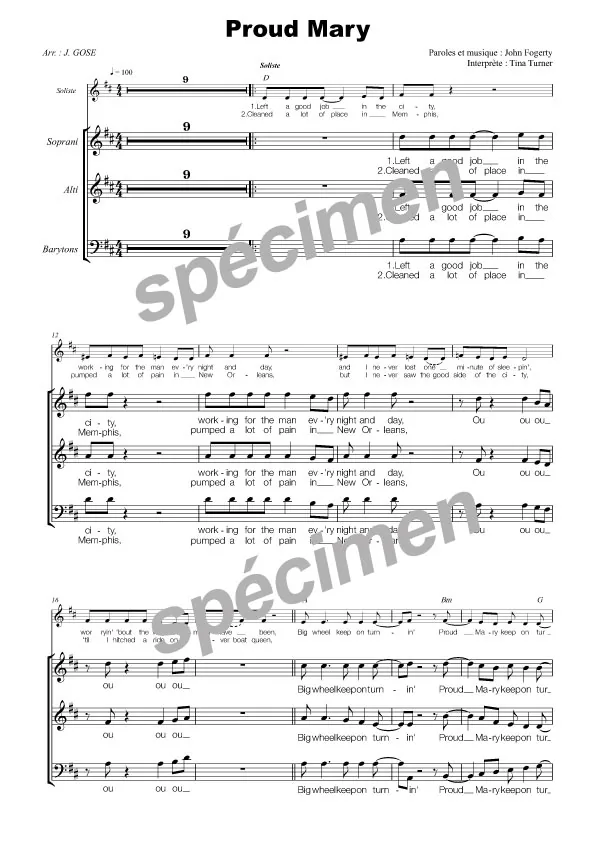 Proud Mary (chant)