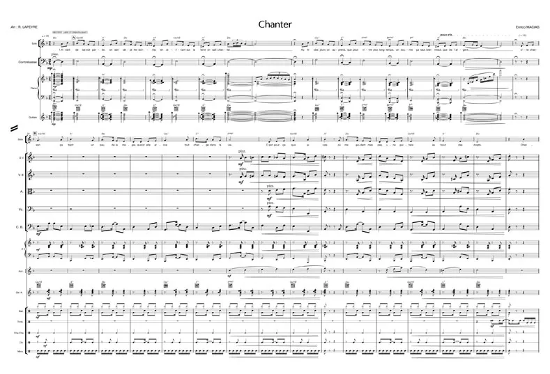 Chanter (chant+orchestre)