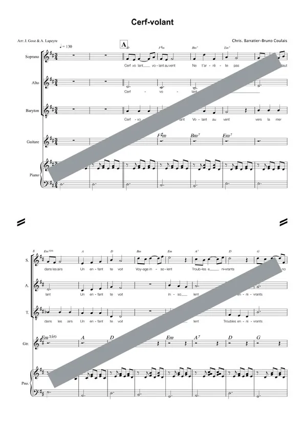 Cerf volant (orchestre et chant)