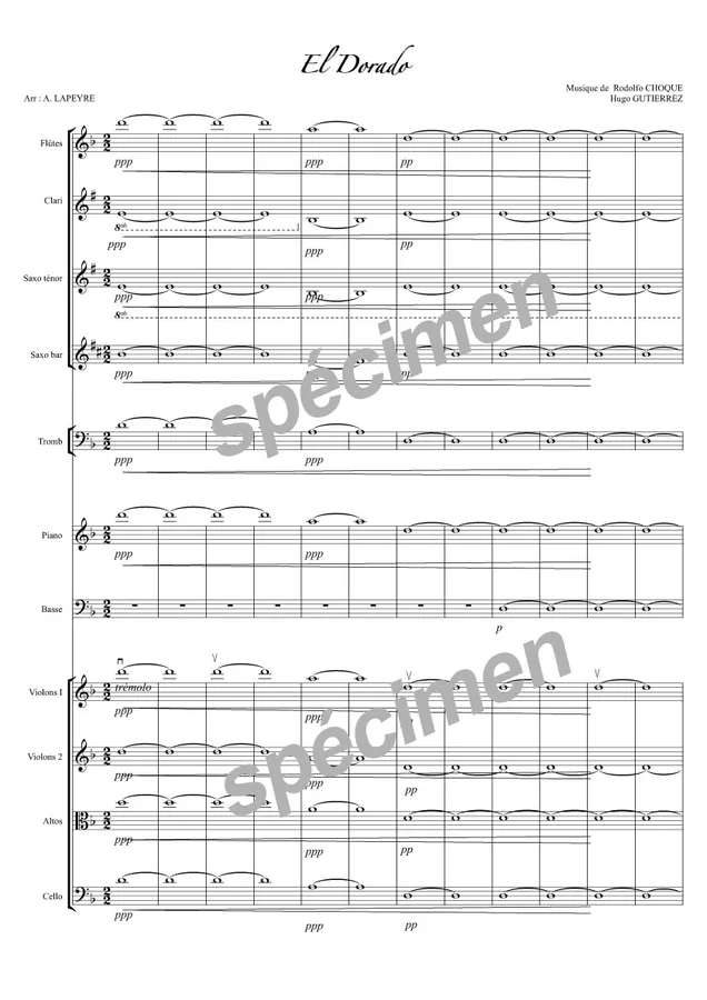 El Dorado (chant et orchestre)
