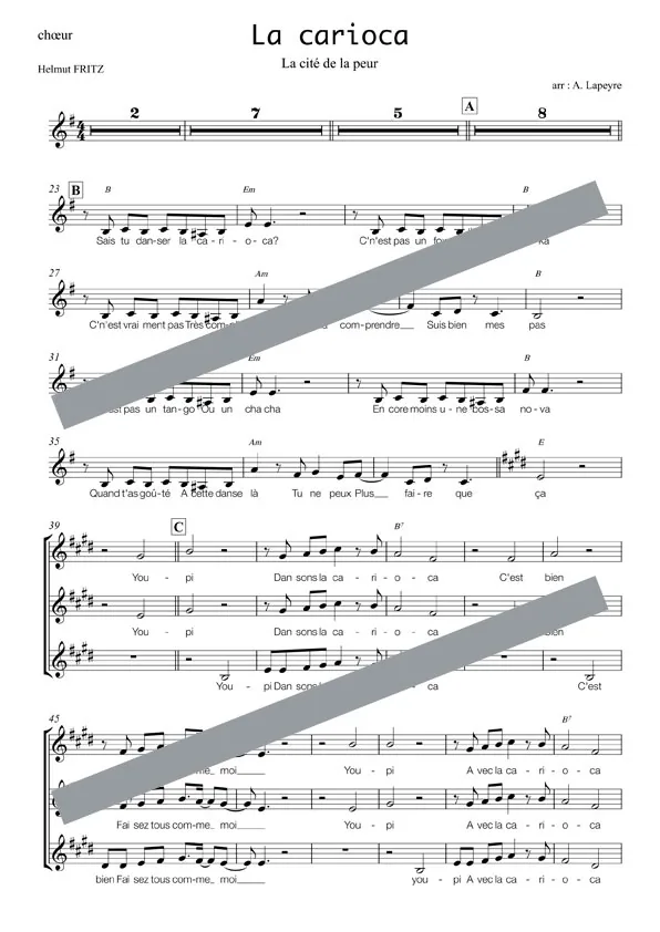 La carioca (chant)