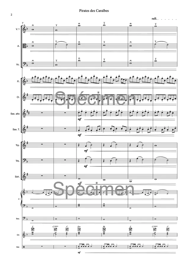 Pirates des Caraïbes (orchestre)