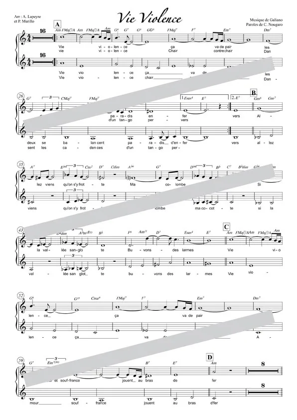 Vie violence (chant)