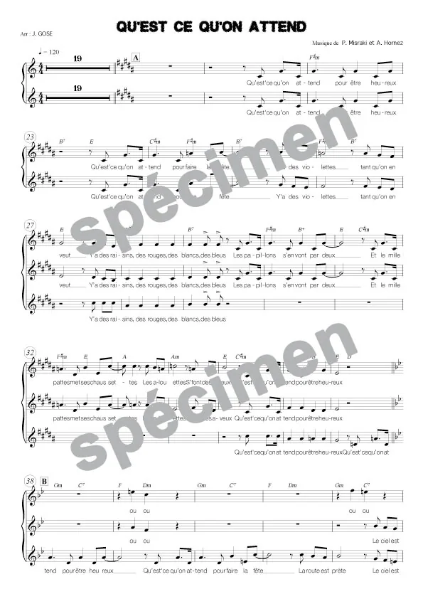 Qu’est ce qu’on attend pour être heureux (chant)