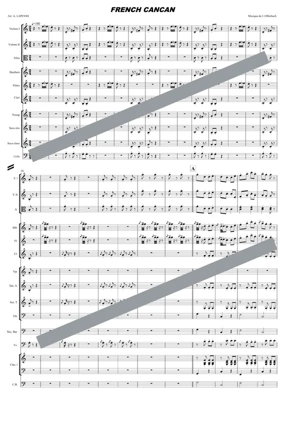 French cancan (orchestre symphonique)